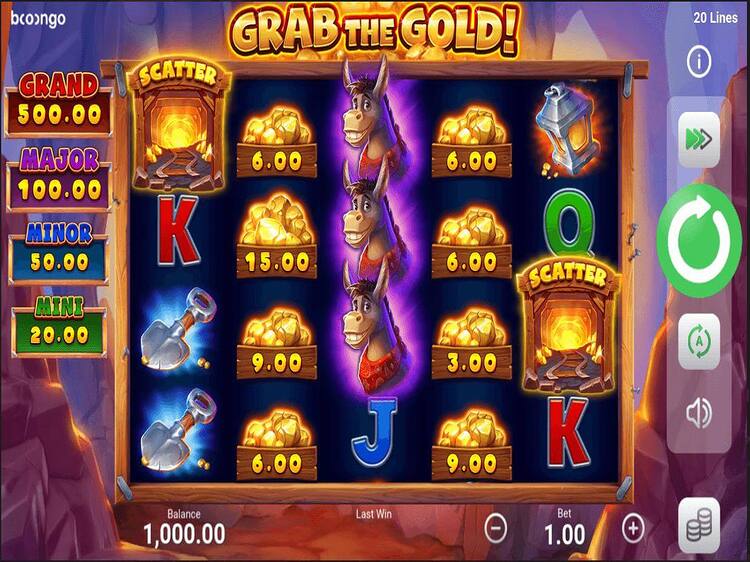 Nilai Jackpot Di Grab The Gold